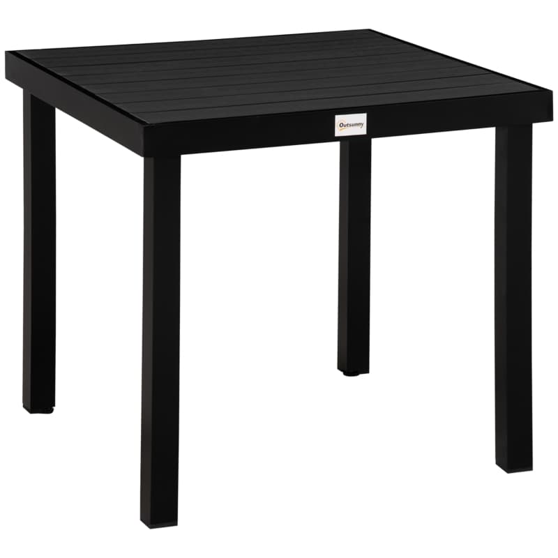 Trädgårdsbord för 4 personer, 80 x 80 x 74 cm
