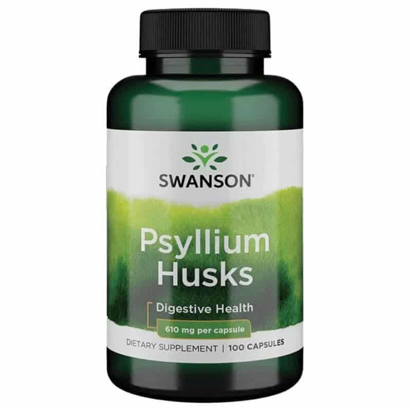 Swanson - Psylliumfröskal + 610 mg