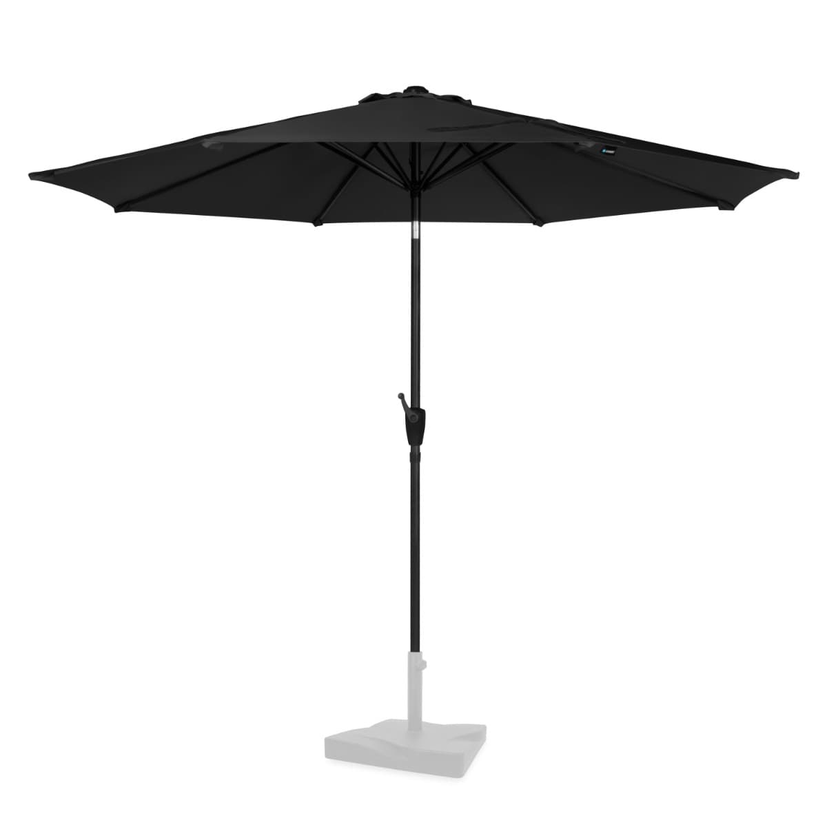 Parasoll Recanati Ø300cm – Premium parasoll | Antracit / svart