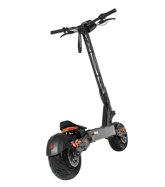 KuKirin G4 Off-Road Electric Scooter with 2000W Motor, 60V 20Ah Battery, 75km Top Range, 70km/h Max Speed, 11 Inch Vacuum Tires, Turn Signal - Black