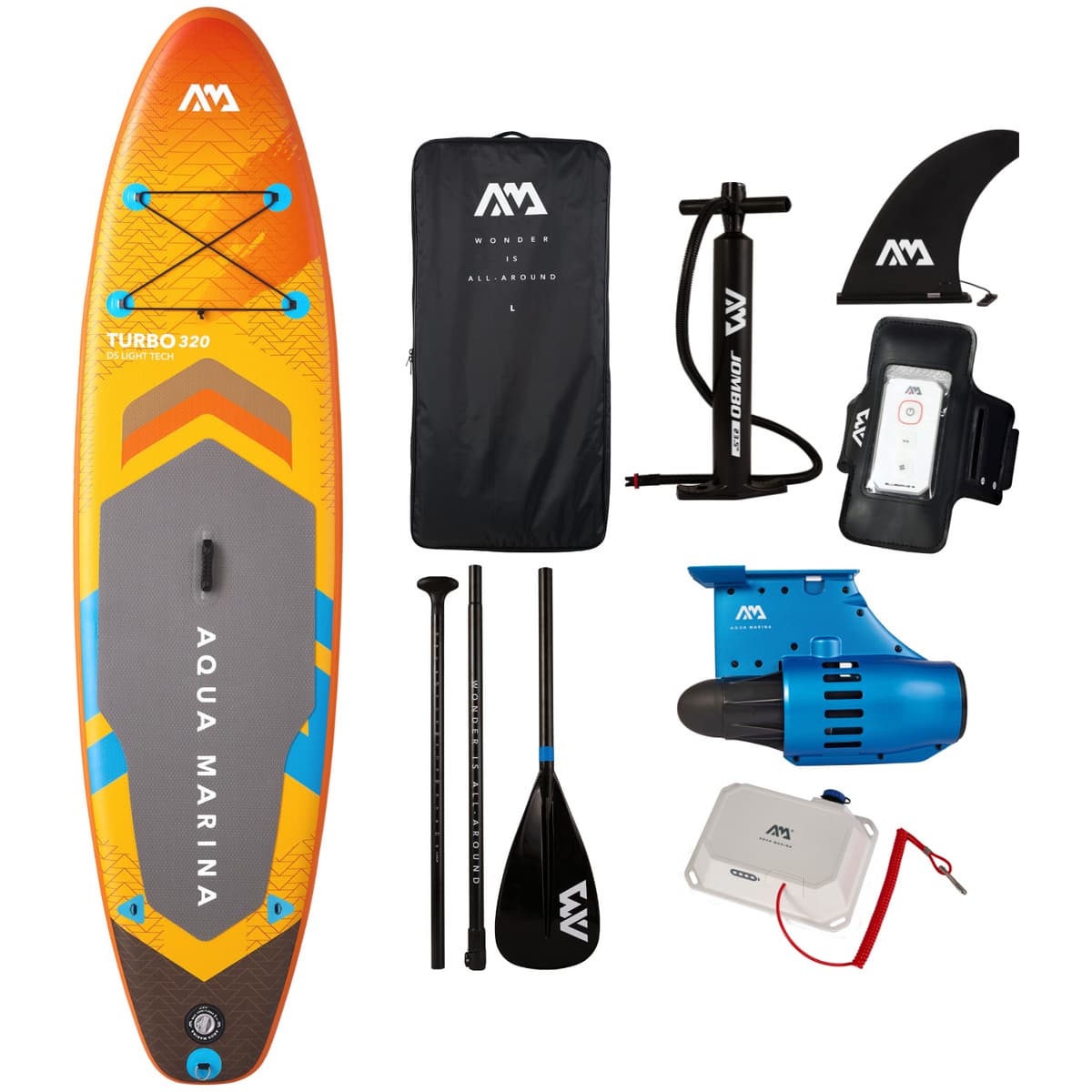 Aqua Marina SUP brädsats Amgo 320 med Bluedrive S motor