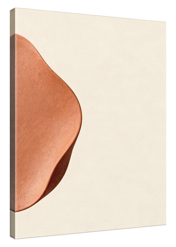 Curved Serenity Canvastavla 70x100 cm - Slim