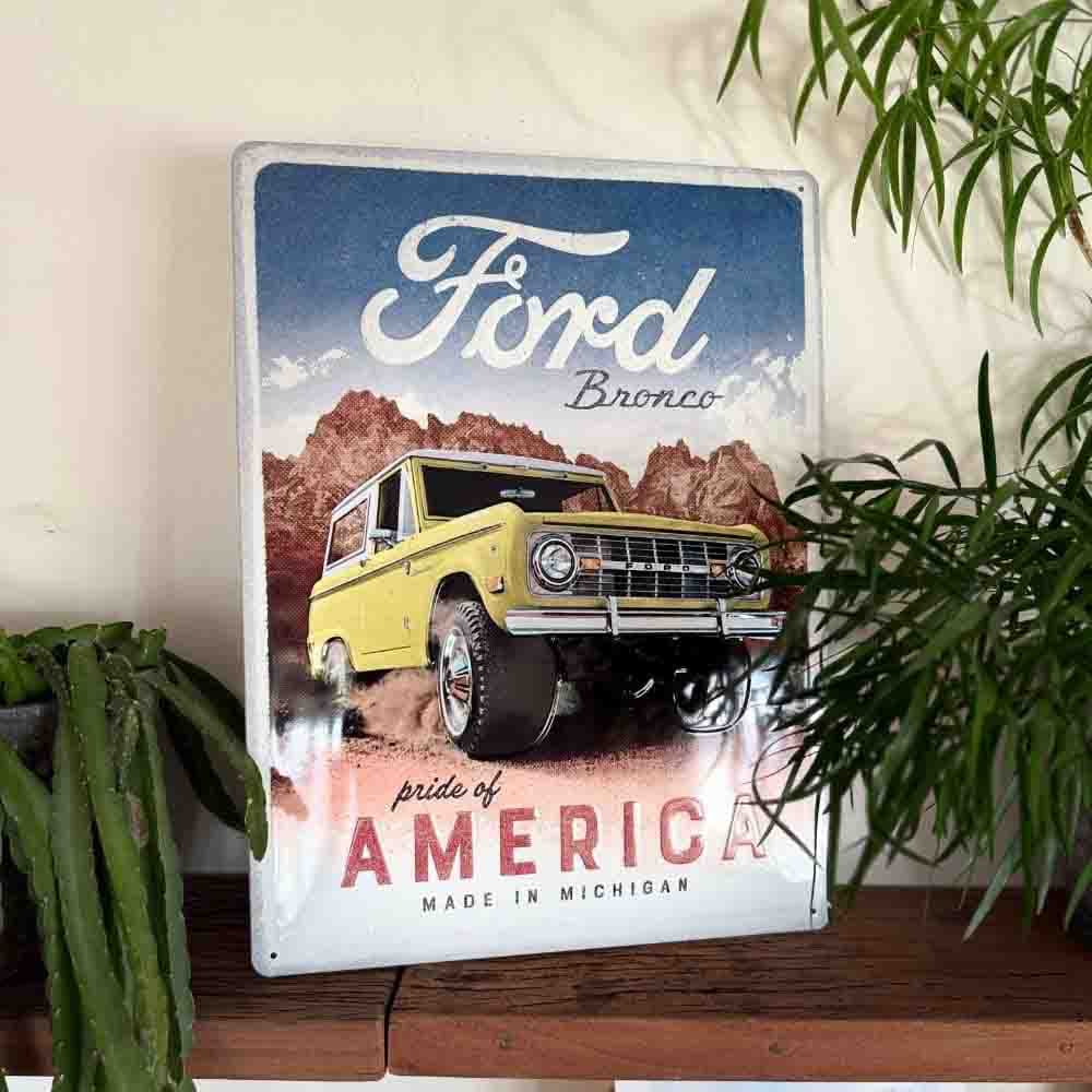 Ford Bronco plåtskylt 30x40cm view 2