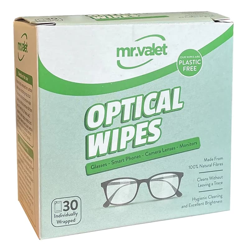 Glasögonservetter 30-pack