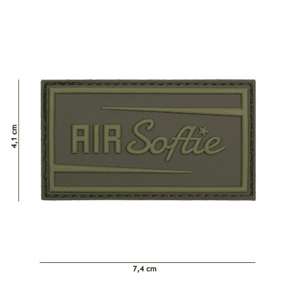 101 INC PVC Patch - Air Softie (Färg: Grön)