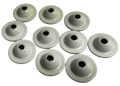 Tellis Collection Monster Cone Medium 10 Pack (Färg: Vit)
