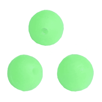 Adexa Hårda Lyspärlor 3mm 20 Pack (Färg: Glow)