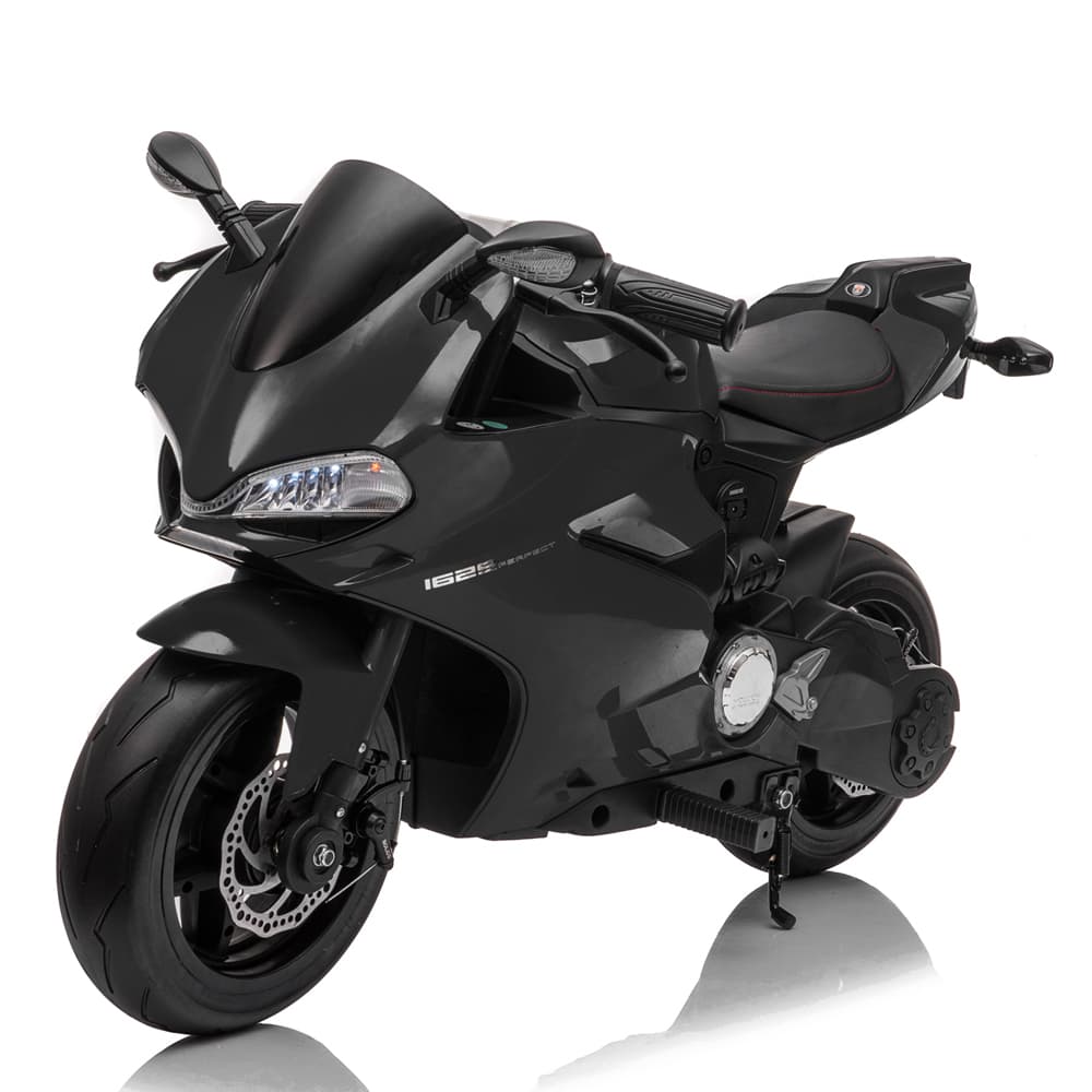 Motorcykel Premium Svart 24V 250W