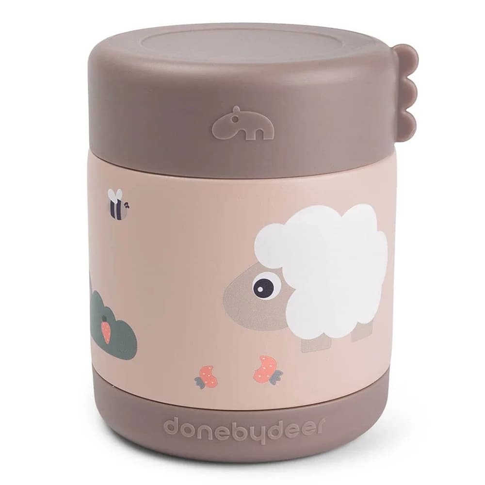 Done by Deer Insulated Food Jar Tiny Farm Powder 300 ml