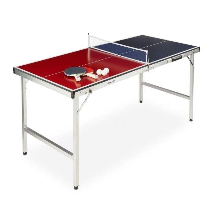 Fällbart bordtennisbord med tillbehör