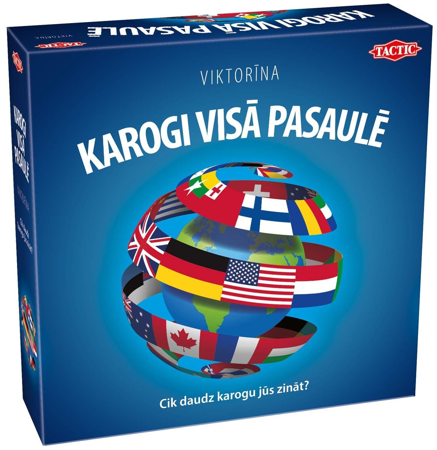 Flaggor runt om i världen Brädspel på lettiska