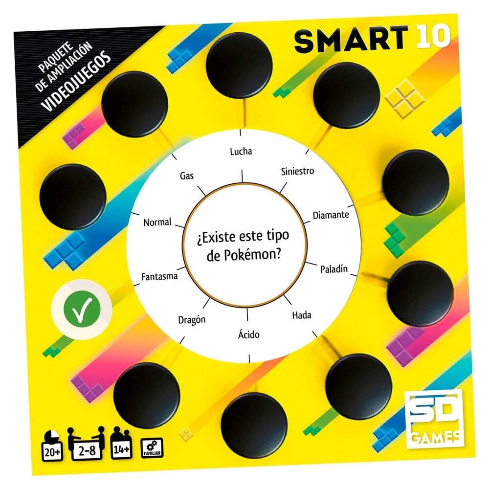 Spanska Smart 10-spelexpansionsvideospel