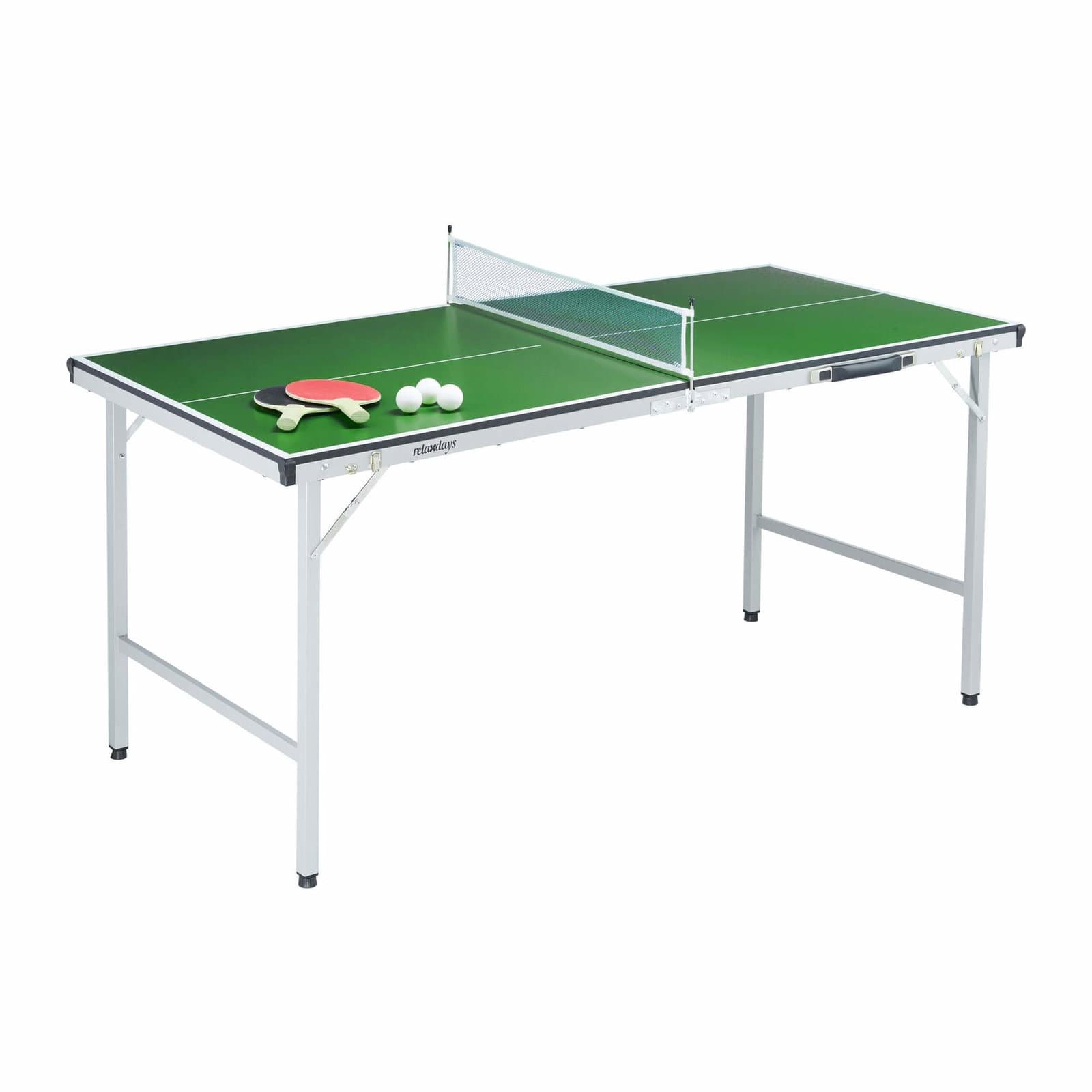 Hopfällbart Midi-bordtennisset – Bärbart, justerbart, komplett