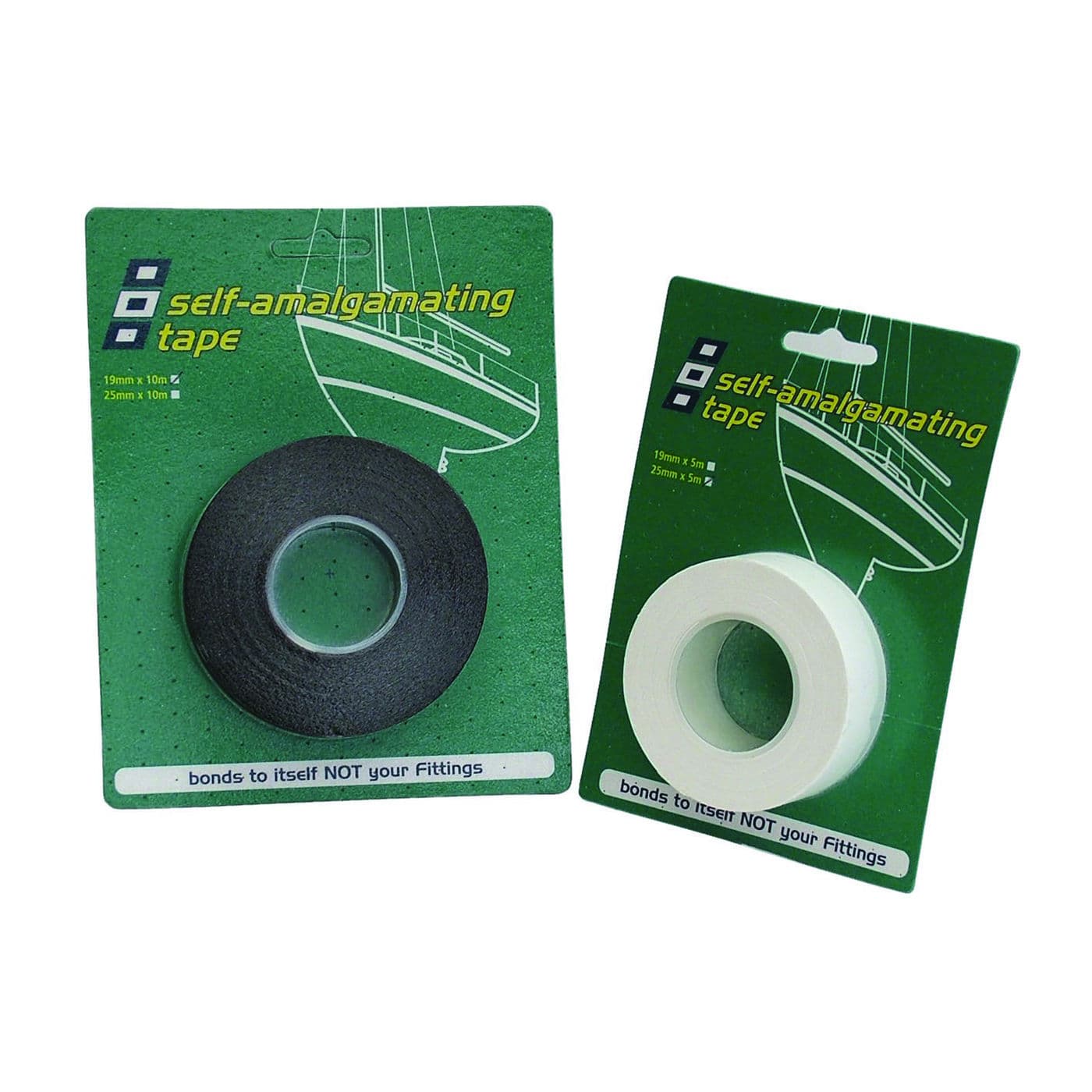Vulkaniserande tejp, vit 19 mm x 5 m