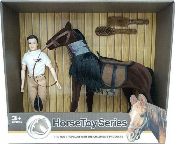 En häst med jockey