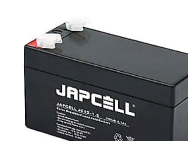 Japcell JC12-1.2 12V 1,2Ah AGM blybatteri