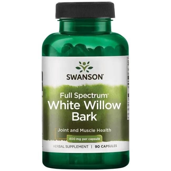 Swanson - Fullspektrum Vitpilbark, 400 mg - 90 kapslar