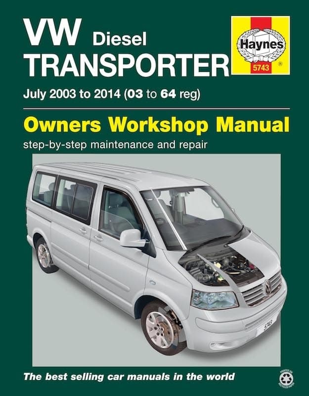 Haynes Haynes Workshop Manual VW T5 Transporter Juli 20032015 Volkswagen Transporter T5 Flak/Chassi (7JD, 7JE, 7JL, 7JY, 7JZ, 7FD, 7F 5743