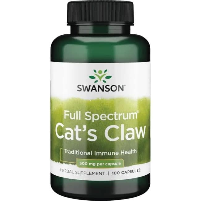 Swanson - Kattklor + 500 mg, 100 kapslar