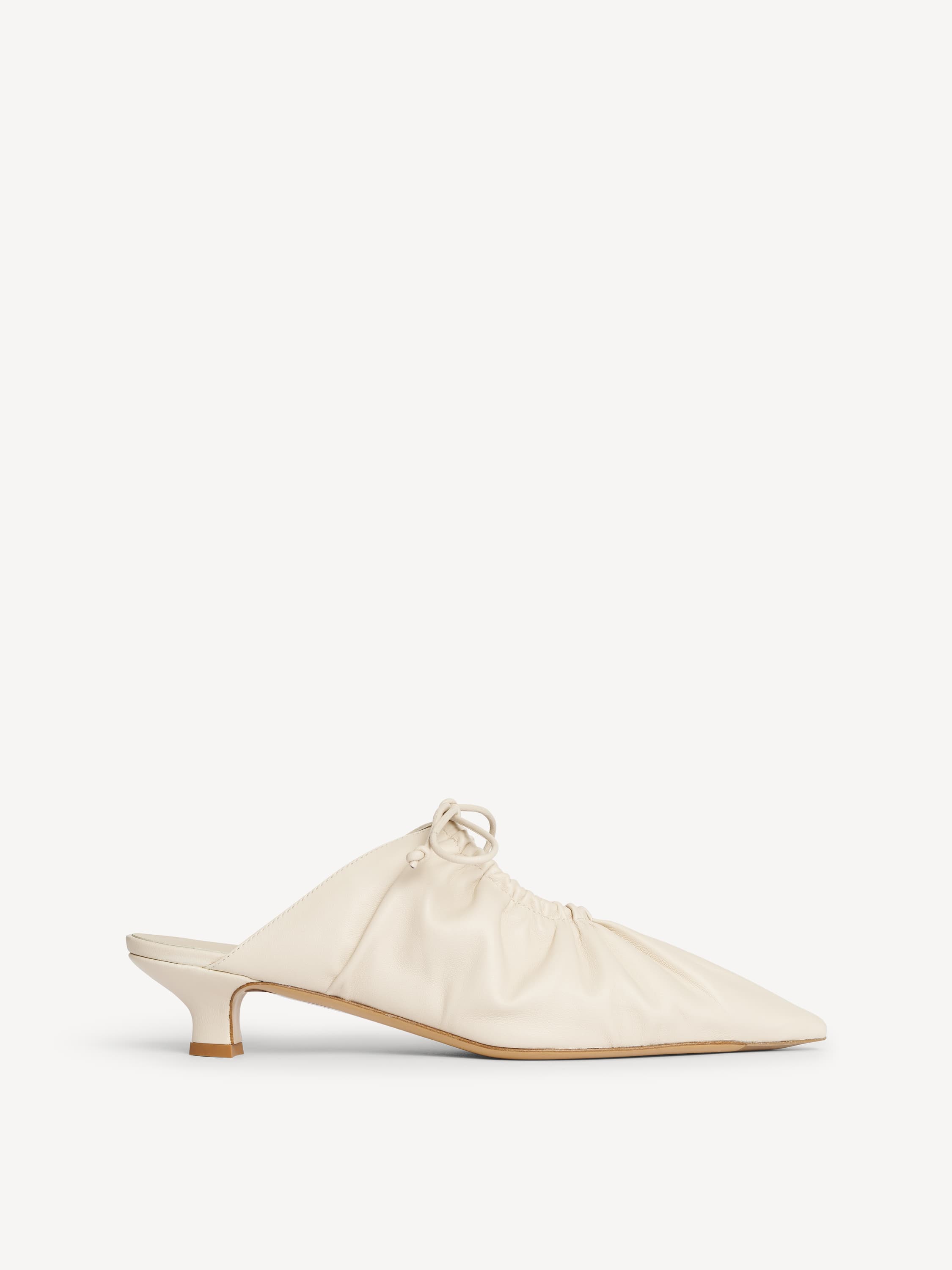Masey leather mules