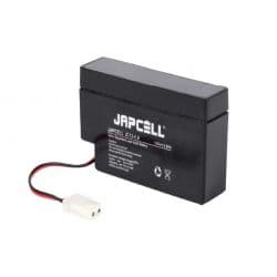 JAPCELL JC12-0.8AMP 12V 0,8Ah batteri med APM-kontakt - Batteri