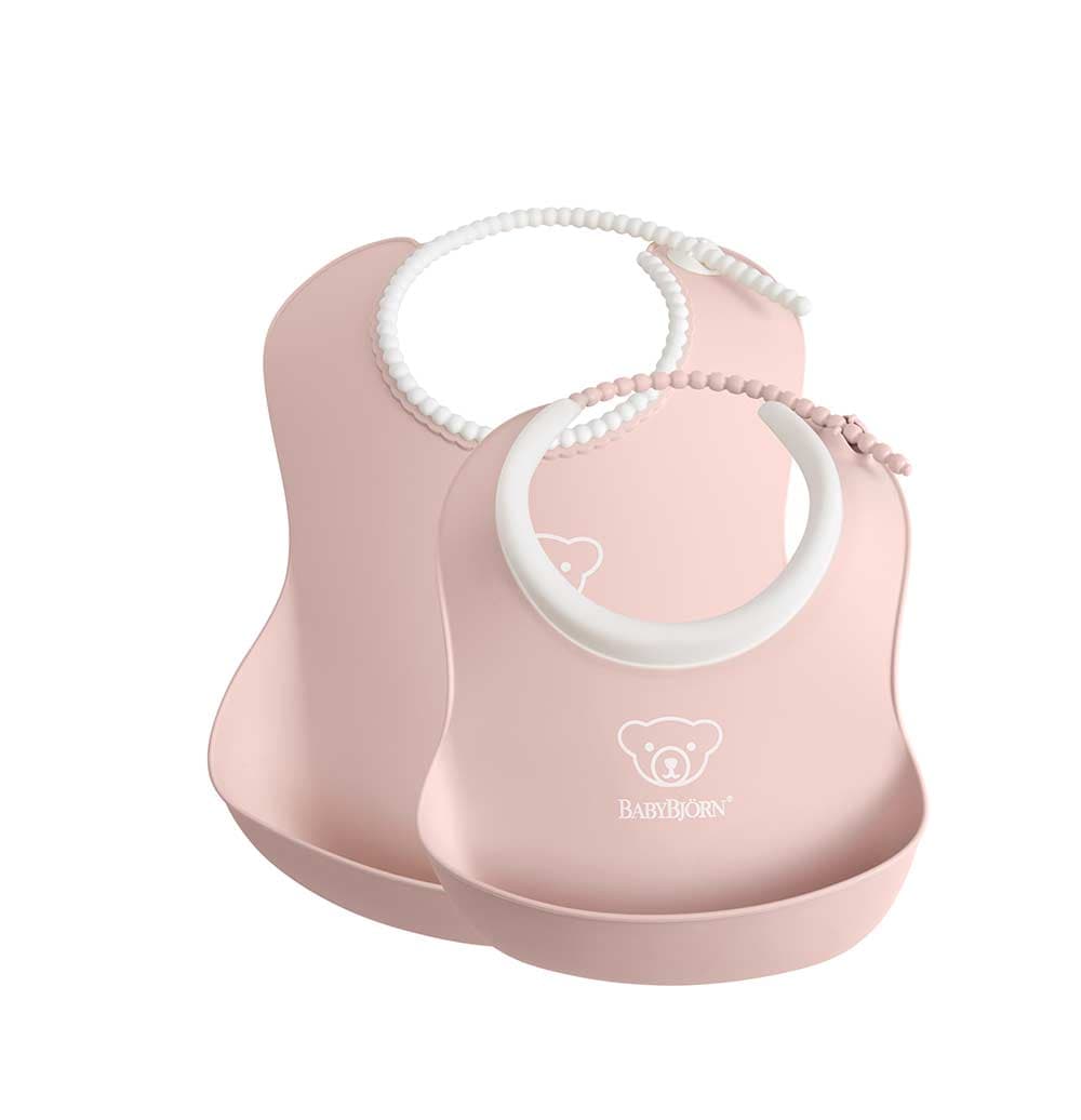 BabyBjörn Haklappset 2-Pack Blekrosa