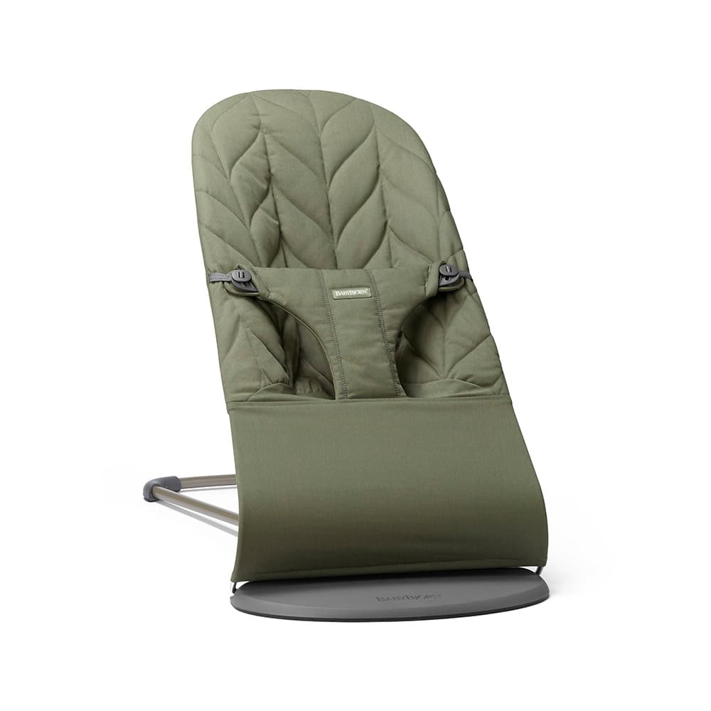 Babybjörn Babysitter Bliss vävd Bladmönstrad Dark Green